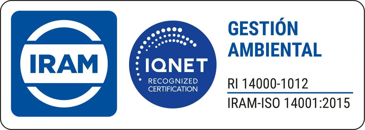 Certificación IRAM e IQNET ISO 14001:2015