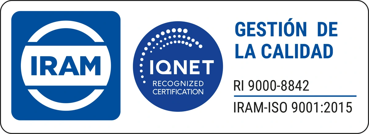 Certificación IRAM e IQNET ISO 9001:2015